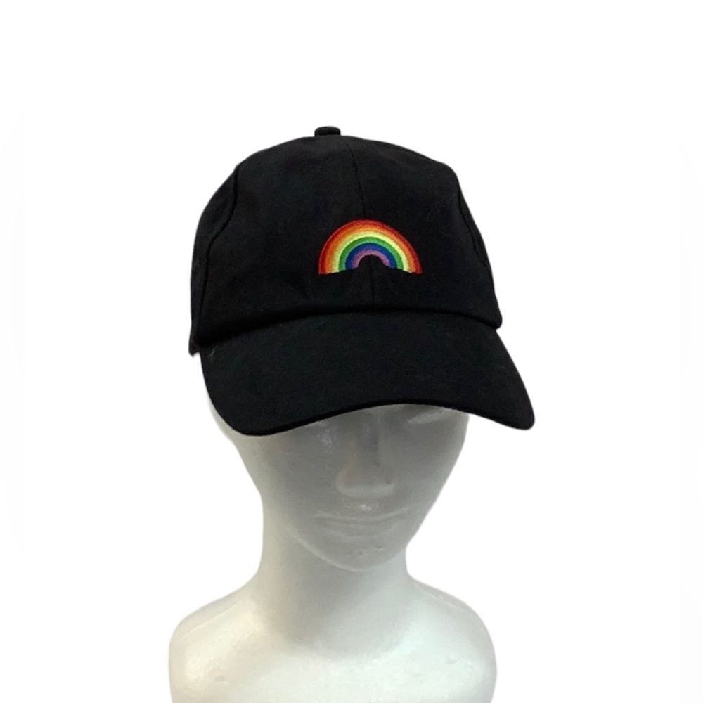 Rainbow Embroidered Cap 🌈